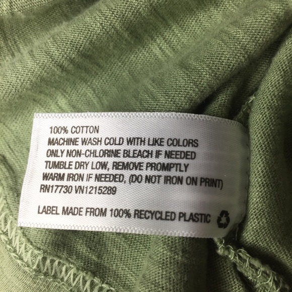 NWT Goodfellow Shirt Green Stripes Men Tee S L XL - Picture 4 of 7